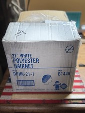 900 Hair Nets, The Safety Zone DPHN-21-1 Disposable Hairnets 9 Bags x 100 NOB
