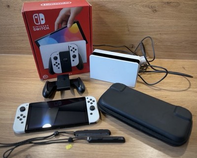 Nintendo Switch OLED + 256 GB microSD + Case + OVP