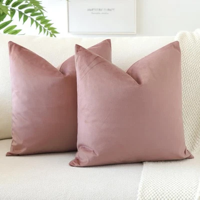 Samt Kissenbezug Kissenhülle Sofakissen Dekokissen Kissenbezüge für Sofa Wohn... - Bild 1 von 4