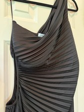 DELFI Collective Black One-Shoulder Pleated C...