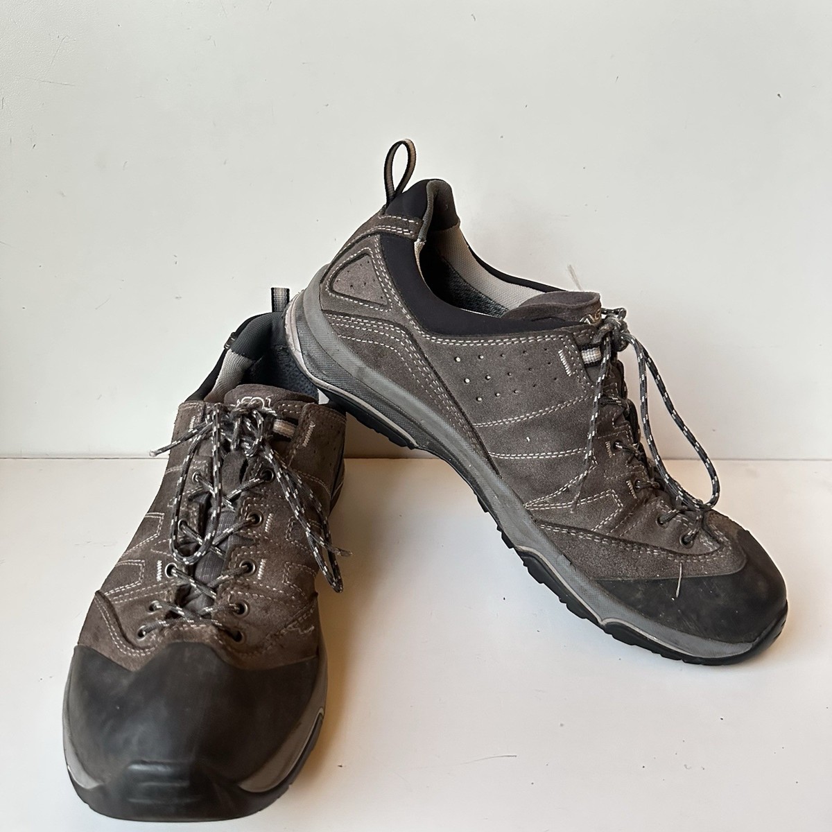 ASOLO Men's/Women's Hiking/Walking Shoes black Brown/Grey] size