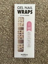 MoYou London Fully Cured Gel Nail Wraps UV Lamp Free Neutral Spell Design