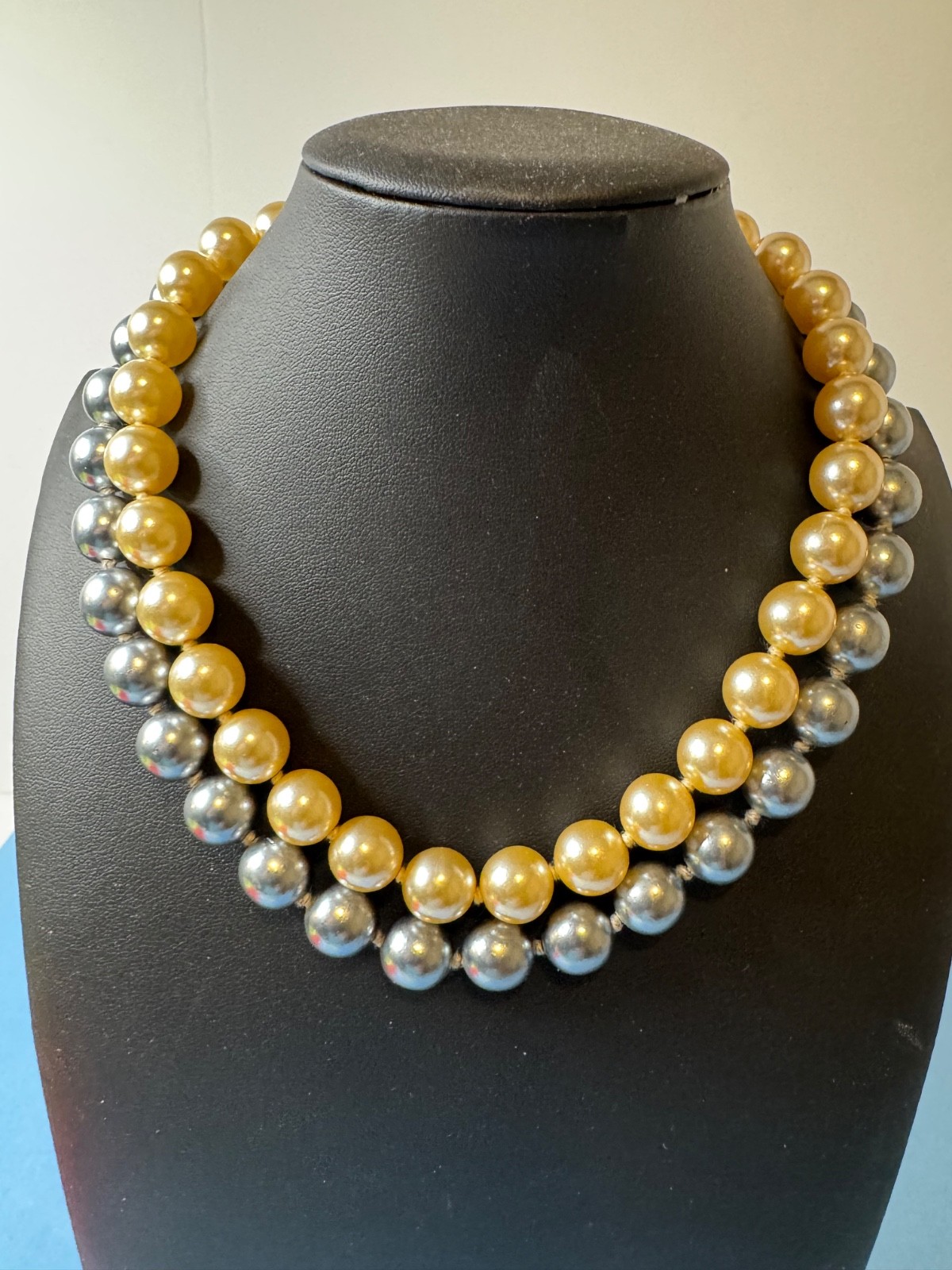 Vintage KJL Kenneth Jay Lane Multi Color Faux Pea… - image 7