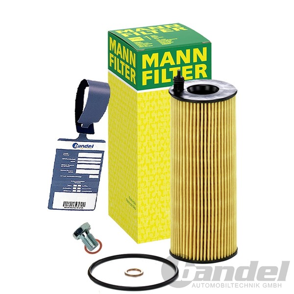 Mann Filter ÖLfilterwechselkit Passend FüR BMW X3 E83 Xdrive 20D+2.0Sd 177PS-image