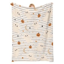 Halloween Throw Blanket 40"x 60" Soft Spooky Adult Kids Halloween Blanket for