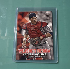 Topps 2022 Series 1 Welcome to the Show #WTTS-42 Yadier Molina Cardinals Insert