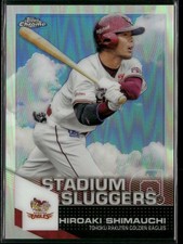 2021 Topps Chrome NPB #SL12 Hiroaki Shimauchi Stadium Sluggers