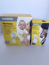 Medela Harmony Manual Breast Pump AND Silicone Breast Milk Collector