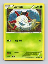 Larvesta 14/114 C Steam Siege Pokemon LP