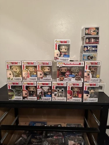 Funko Pop! WWE Exclusive Lot Charlotte Flair Alexa Bliss Cody Rhodes