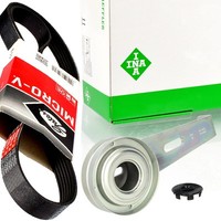 Gates 6PK1148 Keilrippenriemen + Rolle FüR ZX 306 405 Vitara 1.8D 1.9D Fiat