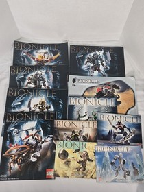 Lego Bionicle Instruction Manuals Lot of 11 8595 8596 8594 8593 8606 8615 8531