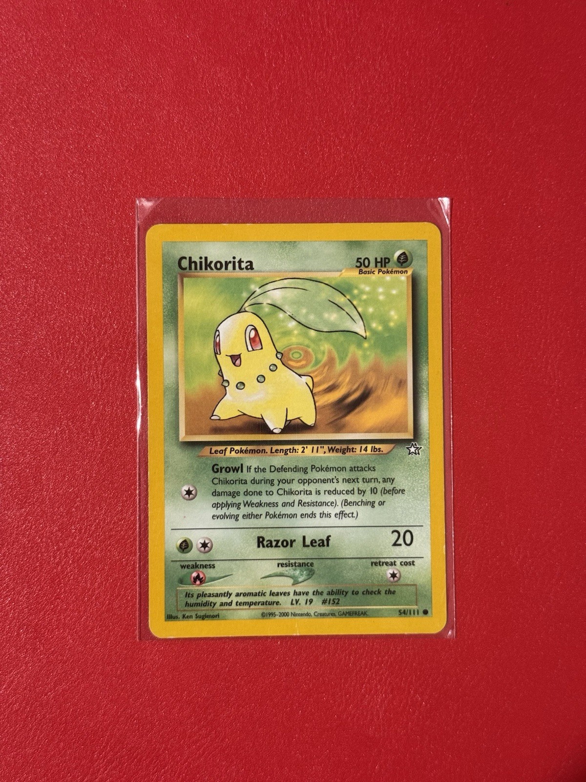 Chikorita 54/111 Neo Genesis Regular