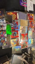 Large Collection marvel trading cards Binders Boxes holos inserts 