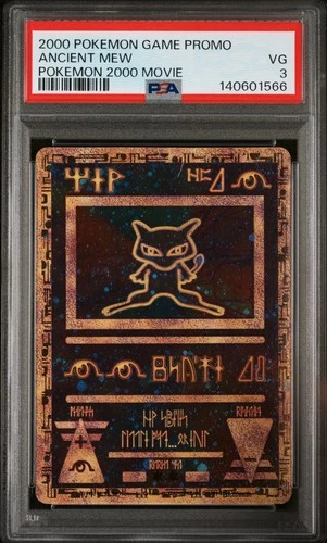 2000 POKEMON GAME MOVIE POKEMON 2000 MOVIE ANCIENT MEW PSA 3