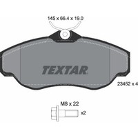 Textar 2345201 Bremsbelagsatz FüR Land Rover Discovery Range P38A L318