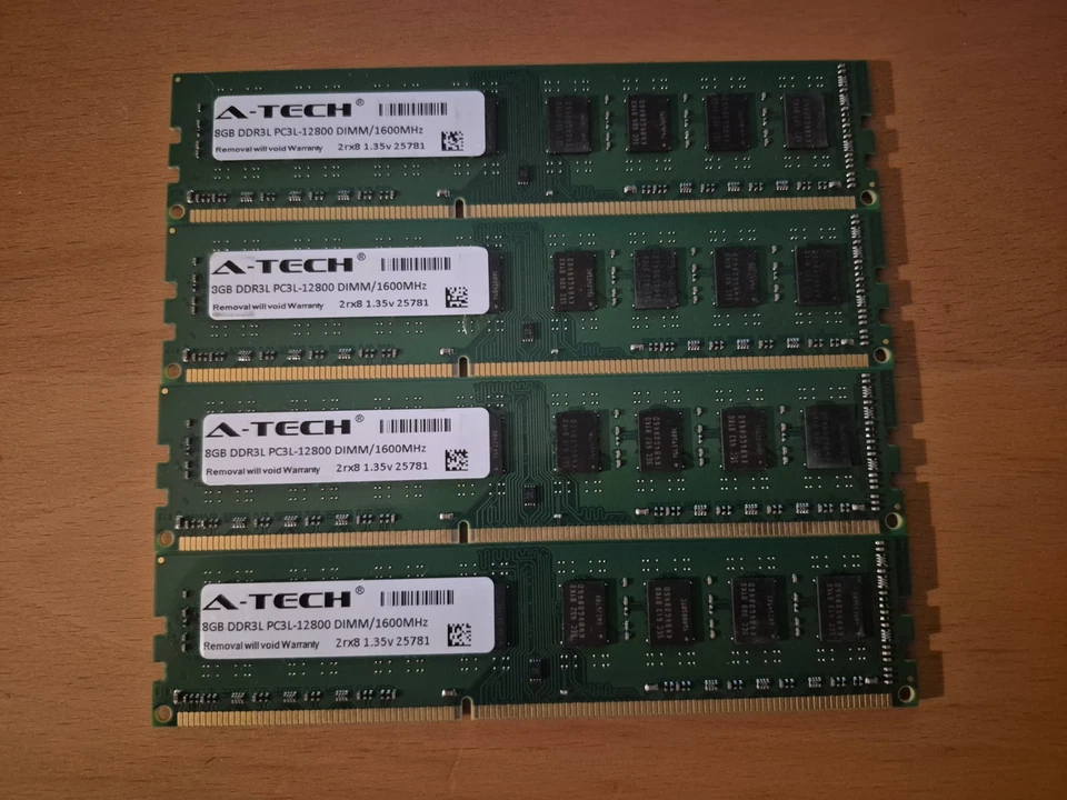 LOTE de 10 memorias surtidas de escritorio de 4 GB 8 GB RAM DDR3-1333 DDR3-1600 Foto 2 de 4