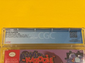Banjo-Kazooie (CGC 9.8-9.9 CIB, STUNNING!!!) Nintendo 64 N64 not WATA PSA VGA