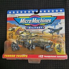1995 Galoob Micro Machines Military 12 Thunderhawk Command Sealed Terror Troops