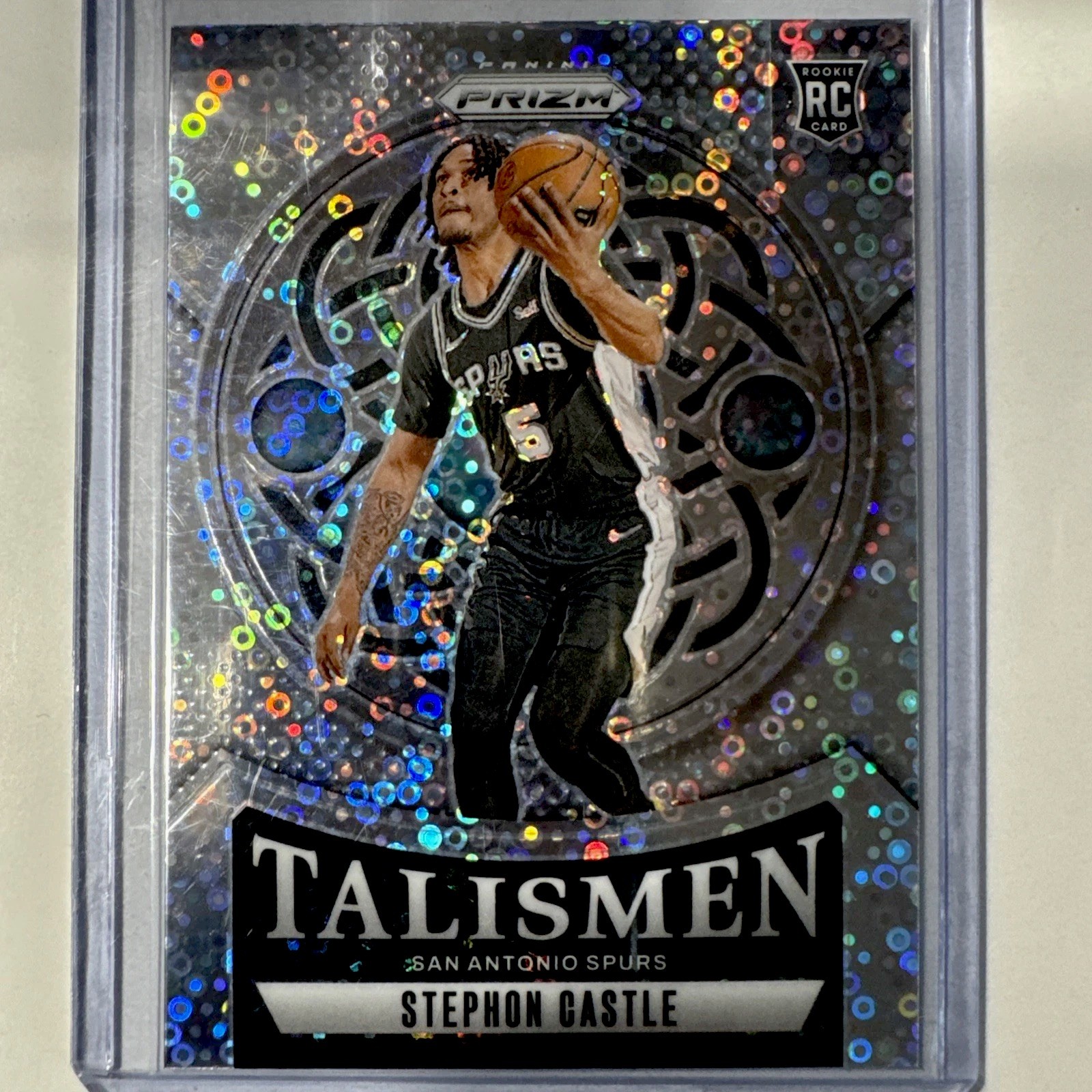 2024-25 Panini Prizm - Talismen Stephon Castle #14 Fast Break Prizm (RC)