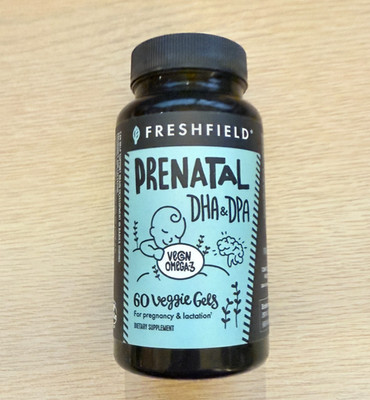 Vegan DHA + DPA Omega 3 Algae Based 225mg DHA per Capsule - Freshfield Prenatal