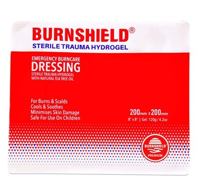 Burnshield Sterile Emergency Burn Dressing 8''x8'' (20cm x 8 Inch x 8