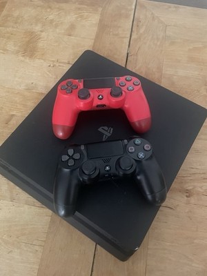Sony PlayStation 4 Slim 500GB Schwarz+  2 Controller