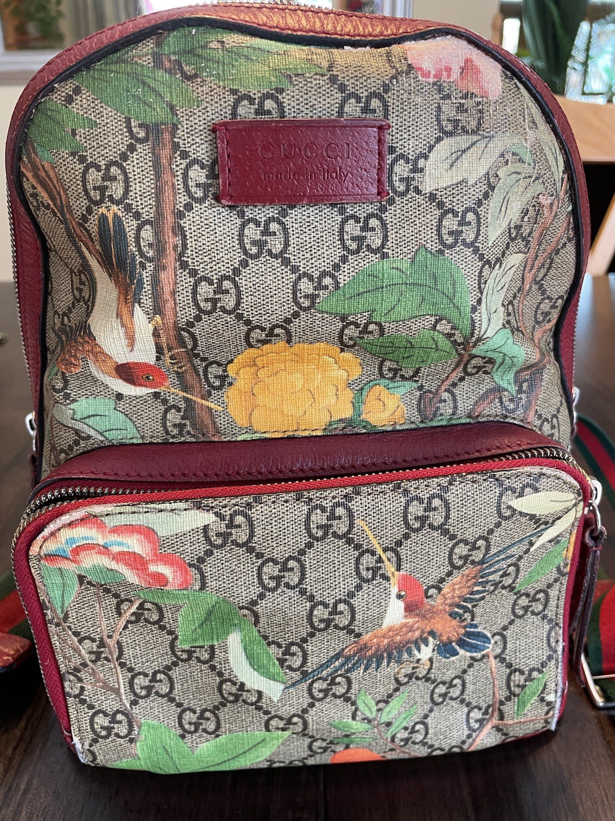 Authentic with papers! Gucci Flora Backpack  Flow… - image 6