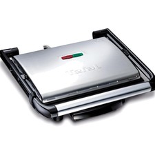 Kontaktgrill 2000W Panini Maker Sandwichtoaster Tischgrill Edelstahl PTFE-frei