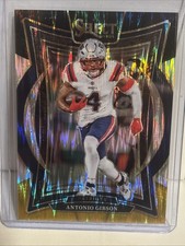 2024 Panini Select - Concourse Antonio Gibson #7 Black & Gold Shock Prizm