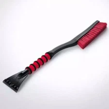 Genuine Audi Red & Black Ice Scraper W/ Snowbrush 80A-096-010-A