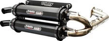 Trinity Racing Stage 5 Dual Exhaust System - Black TR-4174D-C2 1830-0619