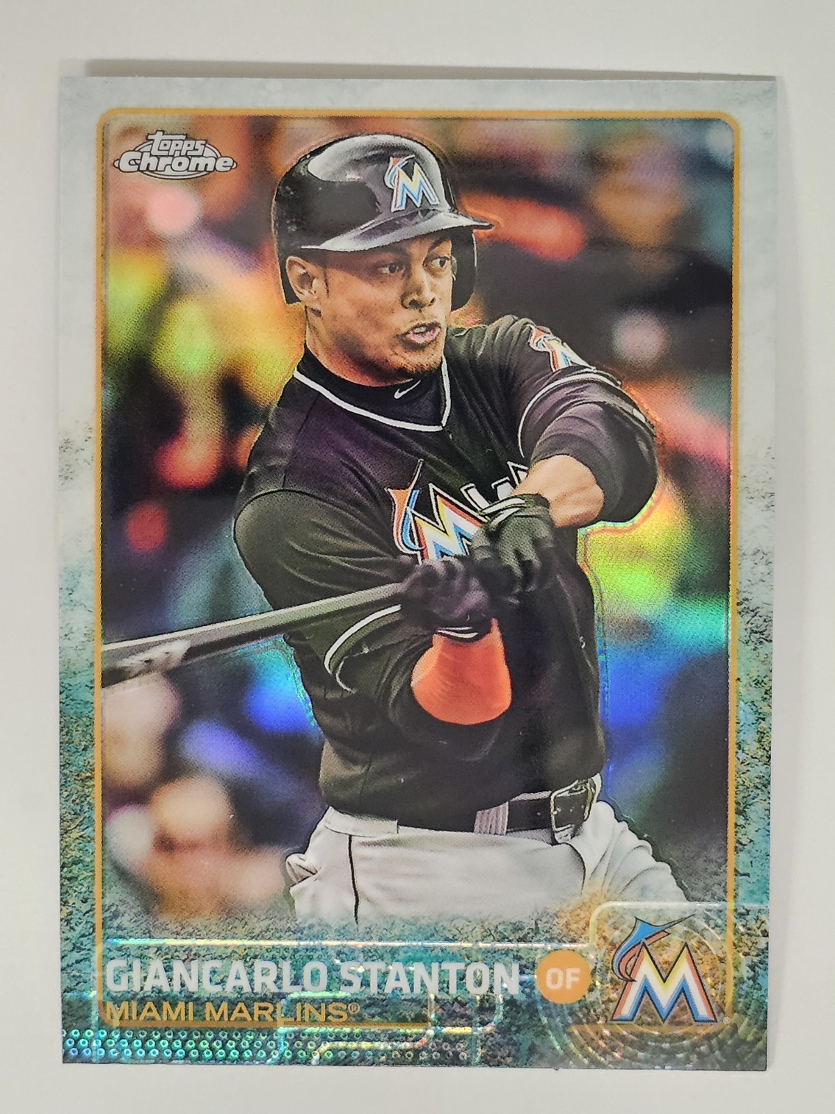 2015 Topps Chrome Refractor #65 Giancarlo Stanton