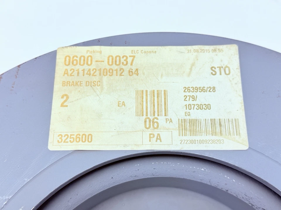 Original Mercedes-Benz CLS/E-Klasse W219 W211 Bremsscheiben Vorne  A2114210912 - Bild 3 von 3