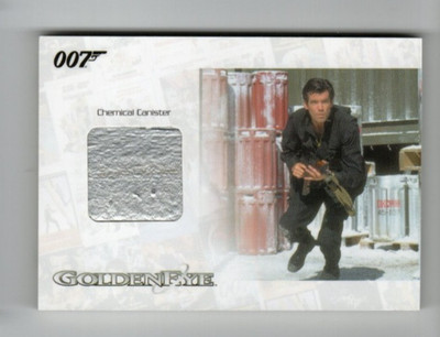 James Bond Archives 2014 Prop Relic JBR32 Chemical Canister #061/375 Goldeneye