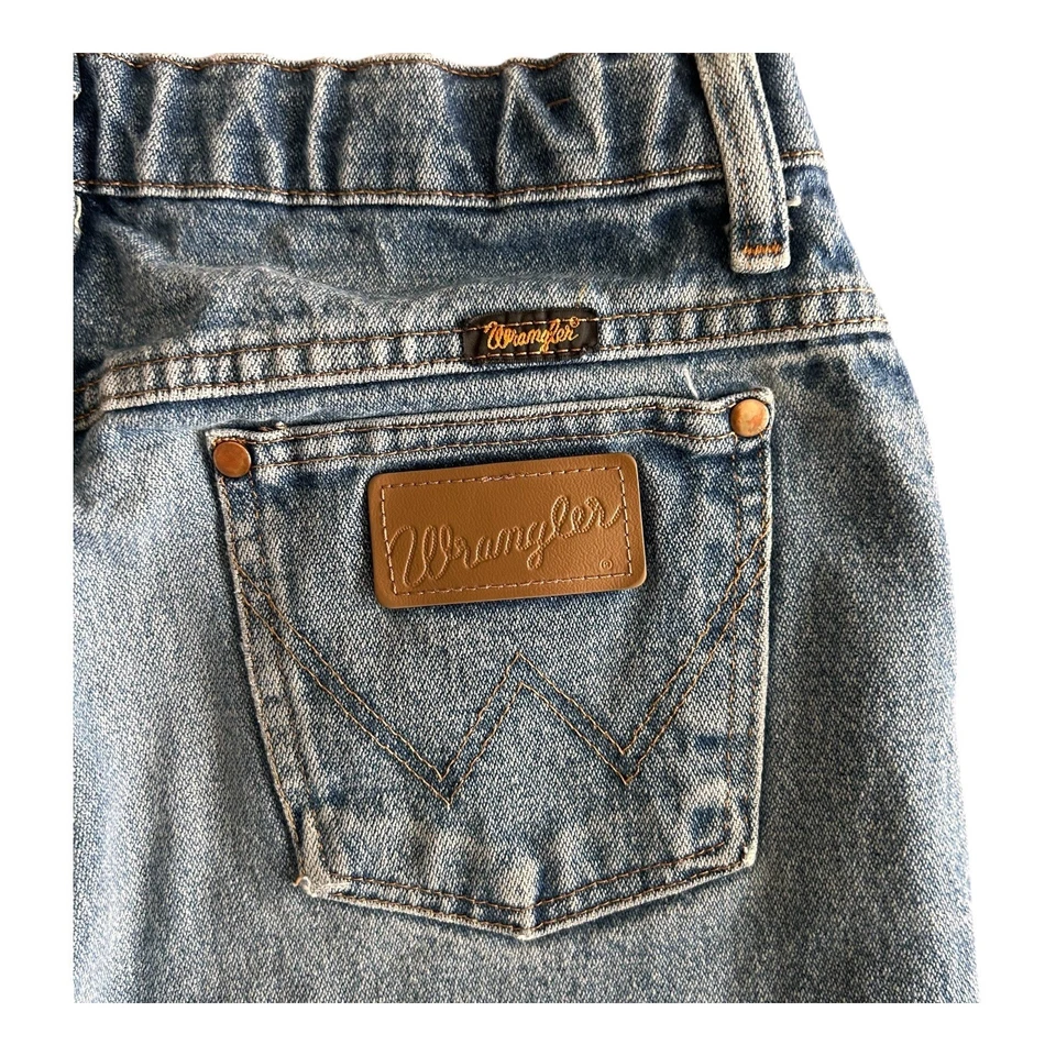 Wrangler Jeans Mens 30x27 Blue Denim Straight Leg Y2K Classic Cotton Pants - Image 4 of 4