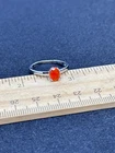 Sterling Silver & Pink Opal Ring- 2 Grams-Size 7- Vintage Estate Find