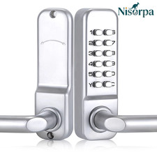 Mechanical Keyless Entry Door Lock Weatherproof Security Outdoor Lock HomeOffice
