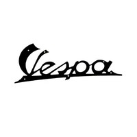 "Emblem / Schriftzug RMS \" Vespa \", Blau, 023569"