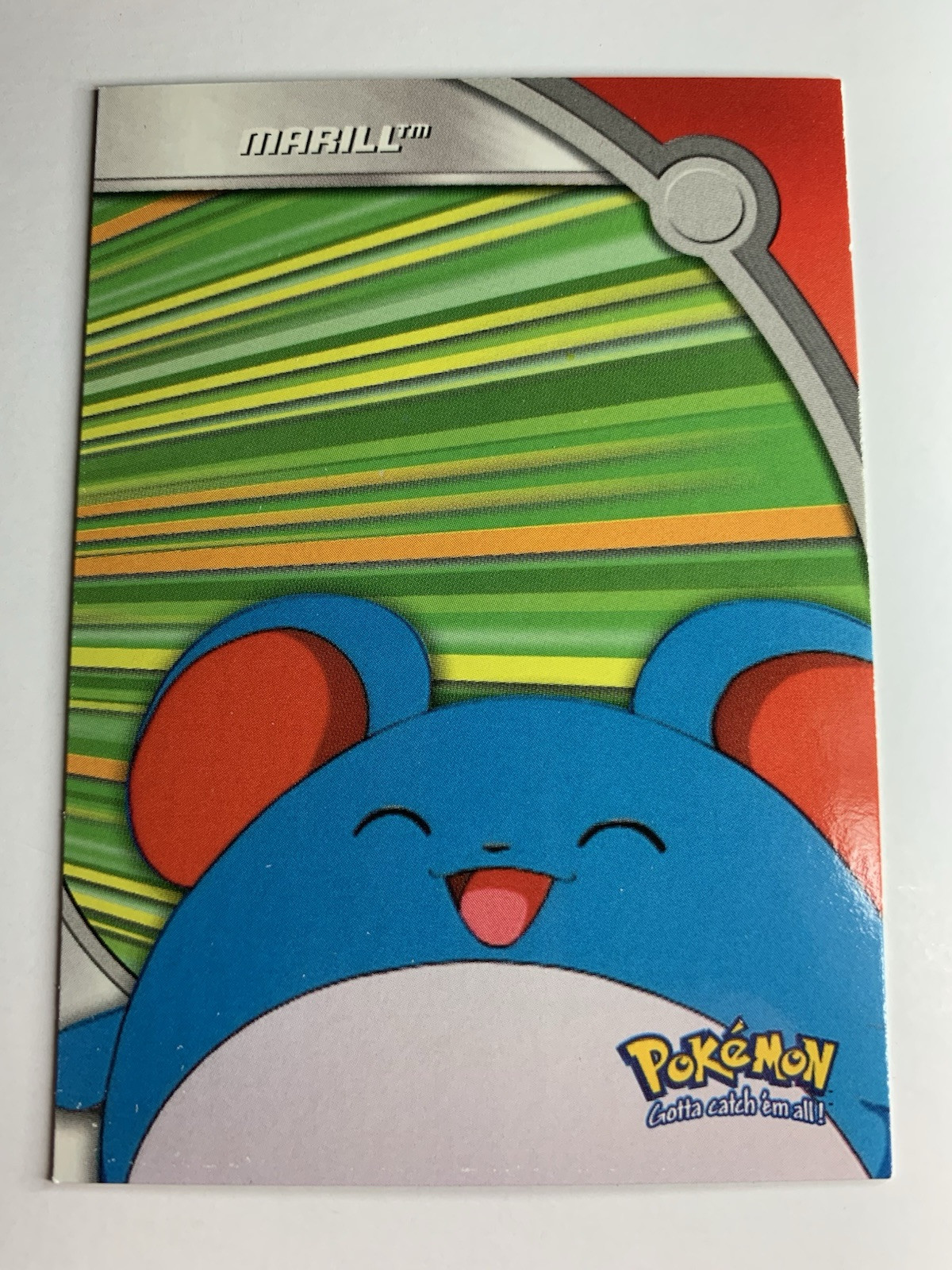 2000 Topps Pokemon #HV15 Marill (A) Animation Series 3 FREE COMBINED SHIP