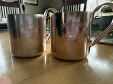 Vintage Smirnoff Moscow Mule Copper Aluminum Mug Drink Cup Barware Pre-Owned