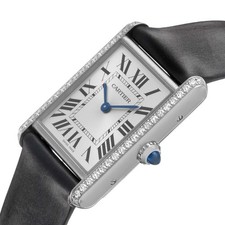 Cartier Tank Must Large Steel Diamond Ladies Watch W4TA0017 Card 5