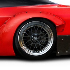 For Nissan 240sx 89-94 Rbs V3 Style Fiberglass Rear Fender Flares Unpainted