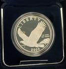 Silver! 2008 US Bald Eagle Proof Dollar + Mint Capsule Box & COA — photo 3