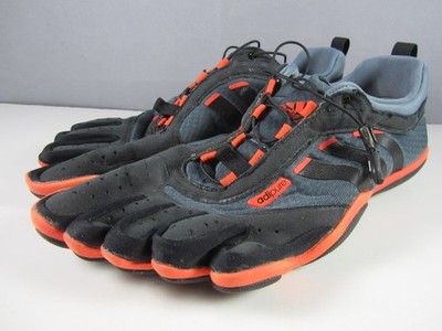 Adidas Adipure V20562 Trainer Barefoot Five 5 Finger Toe Shoes Gray Red Men 12