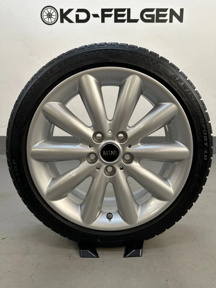 Original Mini F55 F56 F57 17 Zoll Winterräder Cosmos Spoke 499 One Cooper SE RDK - Bild 4 von 4