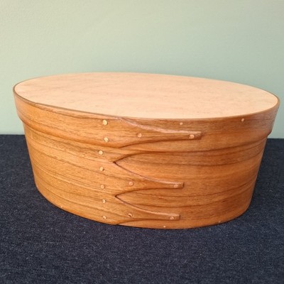 Vintage #5 10'' MARCOVITCH Handarbeit Holz Handwerk Holz Shaker Box