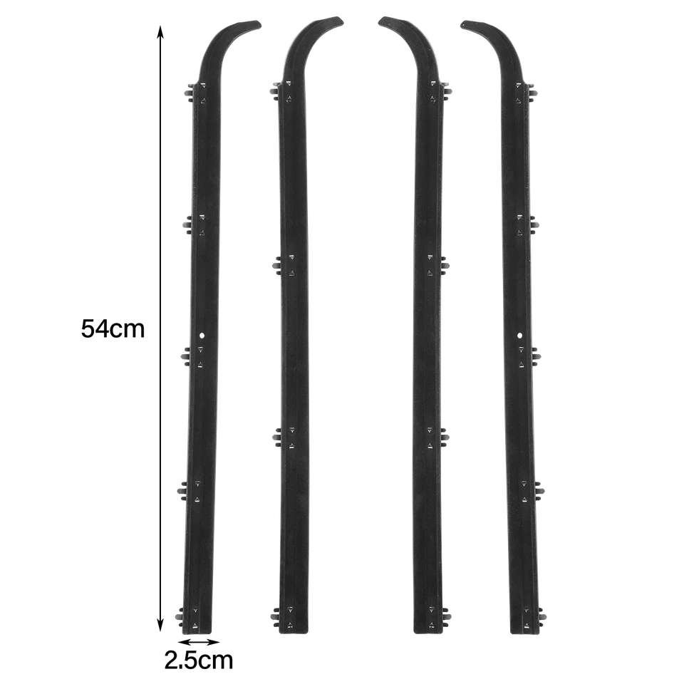 Kit de sellado de banda de ventana para 1987-97 F150 F250 F350 Bronco E7TZ1521452A Foto 4 de 4