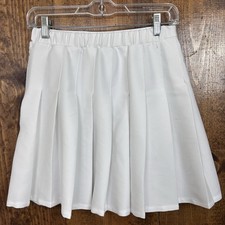 Wild Fable Pleated Skirt Womens XS White Tennis Cute Club Prep Athletic Sports