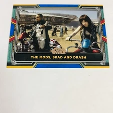 Star Wars The Book of Boba Fett Base Card #87 Blue The Mods, Skad and Drash